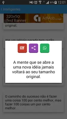 Mensagens Prontas android App screenshot 0