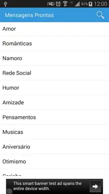 Mensagens Prontas android App screenshot 2