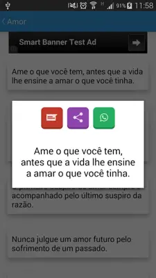 Mensagens Prontas android App screenshot 3