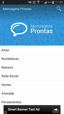 Mensagens Prontas android App screenshot 5